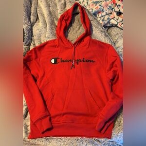 Champion Men's Red Hoodie